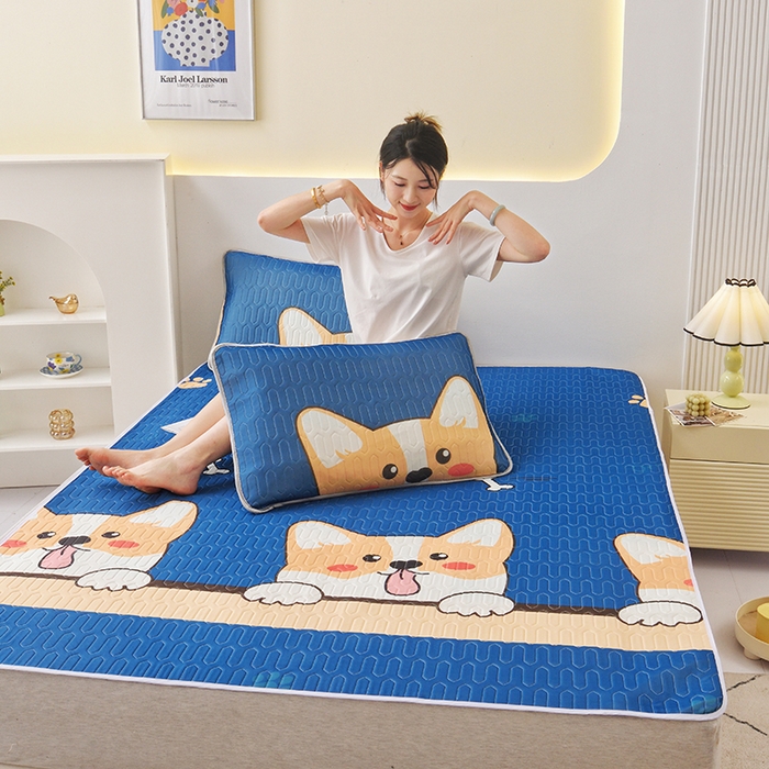 91家纺网 家纺一手货源 找家纺 （总）佳鸿家纺 2026新款冰丝防水乳胶凉席隔尿垫姨妈垫床垫保护垫单人床双人床可机洗