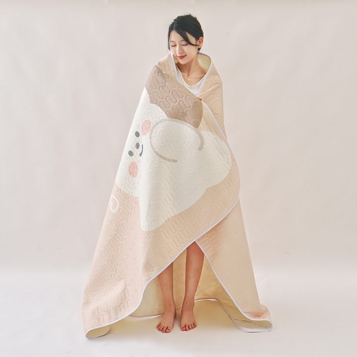 91家纺网 家纺一手货源 找家纺 佳鸿家纺 2026新款冰丝防水乳胶凉席隔尿垫姨妈垫床垫保护垫单人床双人床可机洗 防水白熊-咖