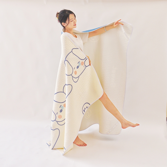 91家纺网 家纺一手货源 找家纺 佳鸿家纺 2026新款冰丝防水乳胶凉席隔尿垫姨妈垫床垫保护垫单人床双人床可机洗 防水趴趴狗