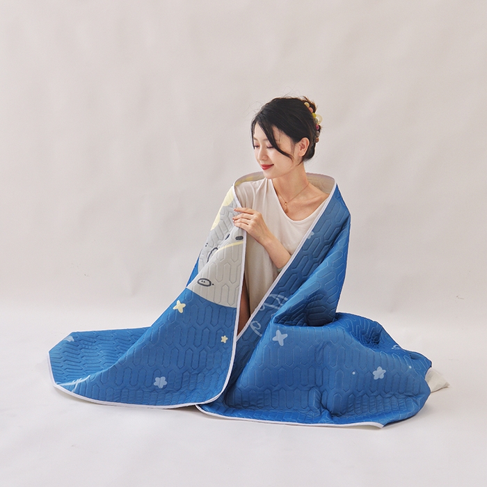 91家纺网 家纺一手货源 找家纺 佳鸿家纺 2026新款冰丝防水乳胶凉席隔尿垫姨妈垫床垫保护垫单人床双人床可机洗 防水太空星球