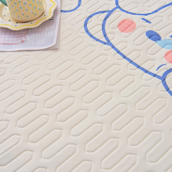 91家纺网 家纺一手货源 找家纺 佳鸿家纺 2026新款冰丝防水乳胶凉席隔尿垫姨妈垫床垫保护垫单人床双人床可机洗 防水趴趴狗