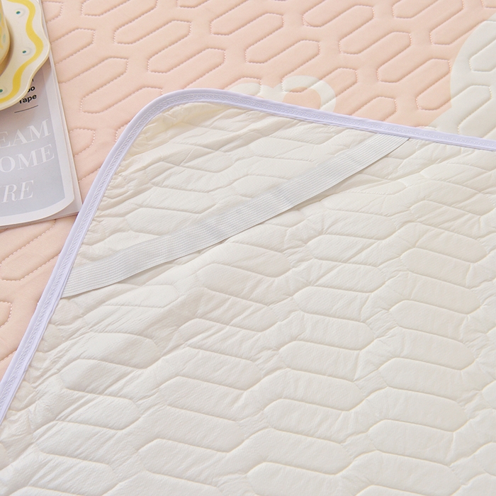 91家纺网 家纺一手货源 找家纺 佳鸿家纺 2026新款冰丝防水乳胶凉席隔尿垫姨妈垫床垫保护垫单人床双人床可机洗 防水白熊-咖