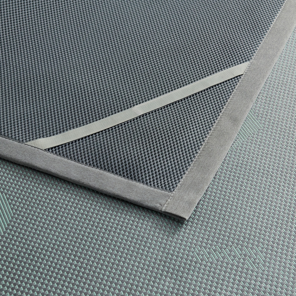 91家纺网 家纺一手货源 找家纺 梵克保罗 2026春夏新款3D复合冰藤凉席三件套 冰藤-心心相印-绿