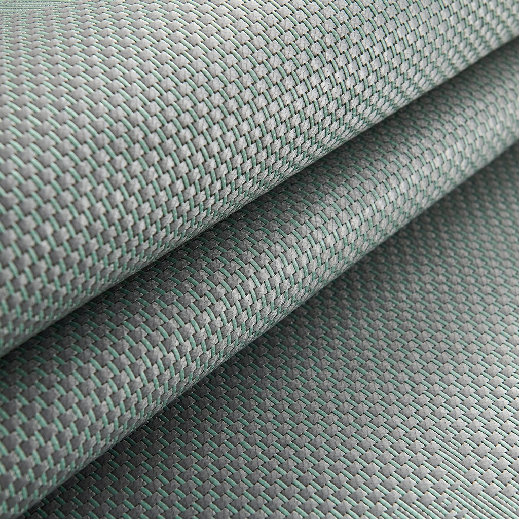 91家纺网 家纺一手货源 找家纺 梵克保罗 2026春夏新款3D复合冰藤凉席三件套 冰藤-心心相印-绿