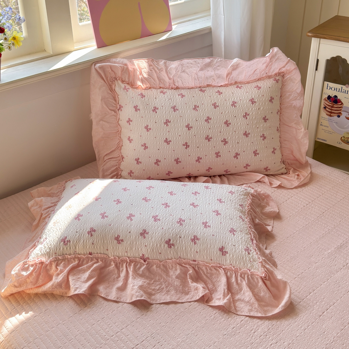 91家纺网 家纺一手货源 找家纺 禾沐 2026新款云感泡芙棉床盖夏被四件套AA款（夏被款） 若梦