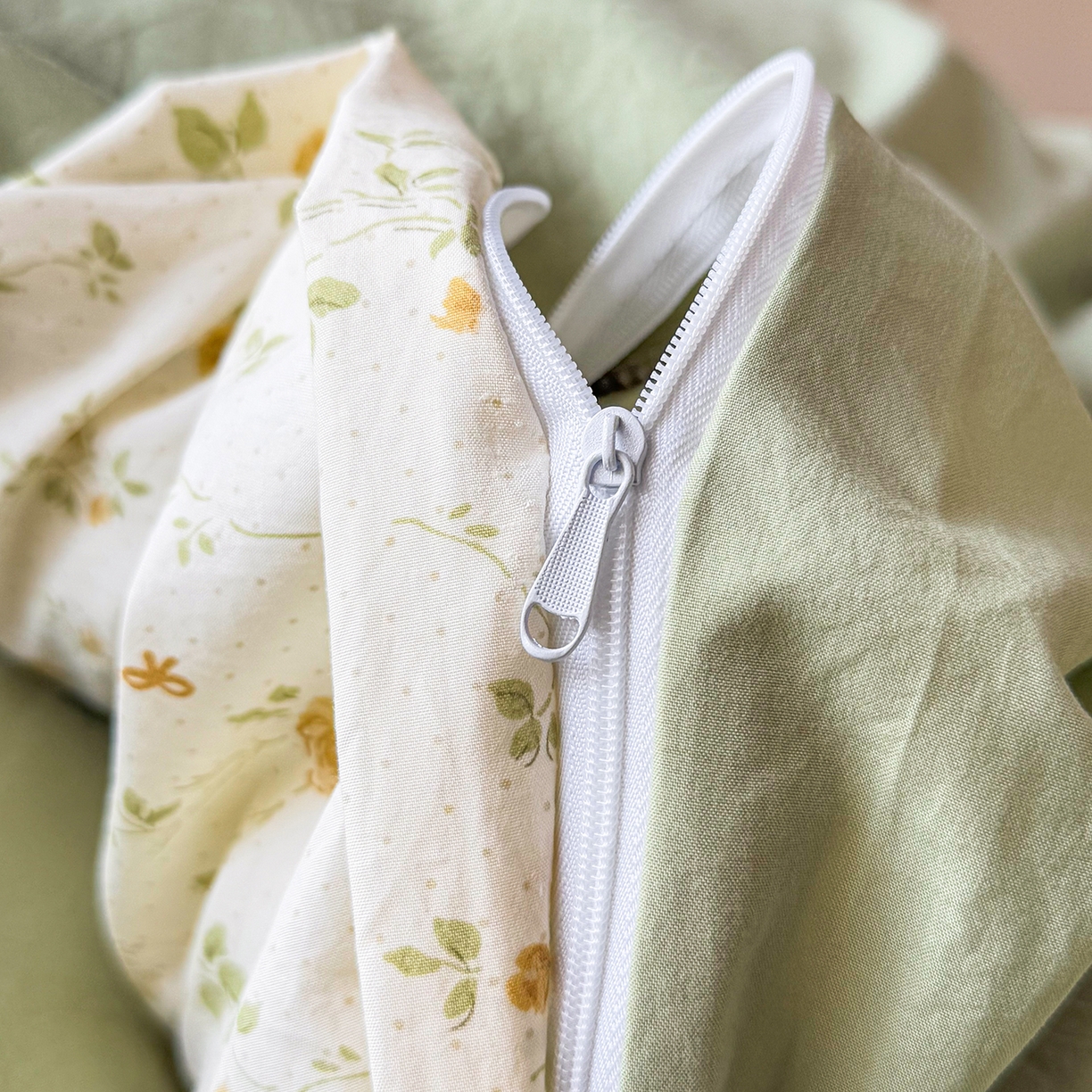 91家纺网 家纺一手货源 找家纺 铭浩家纺 2026春夏新款A类古法水洗云朵四件套 香湘