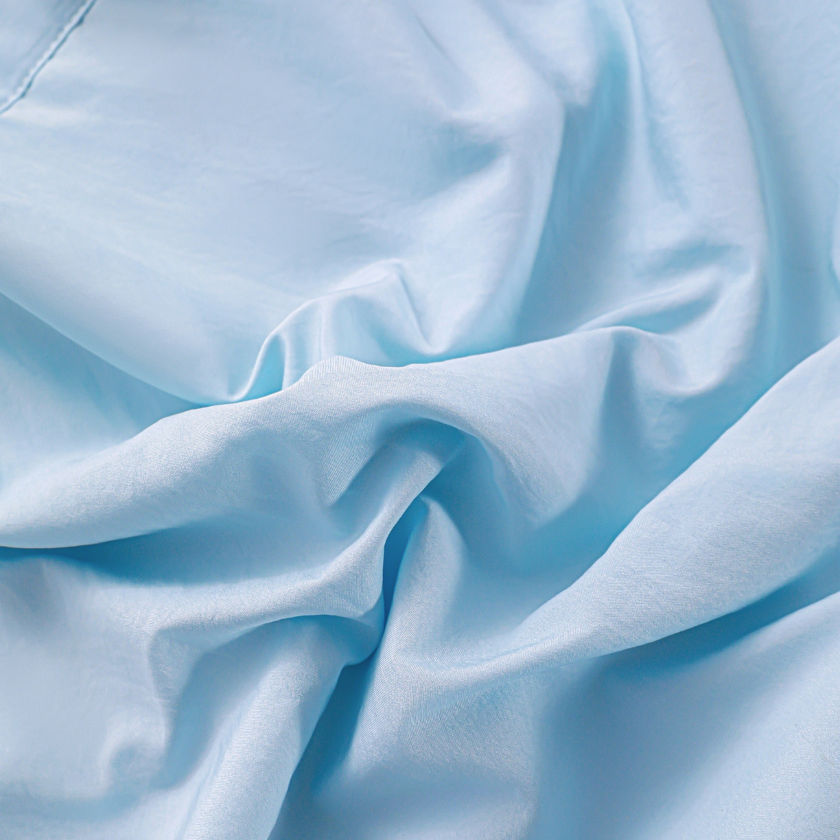 91家纺网 家纺一手货源 找家纺 佳鸿家纺 2026新款A类凉感冰柔丝刺绣手包边夏凉被夏被四件套 提供质检报告 冰蓝kt