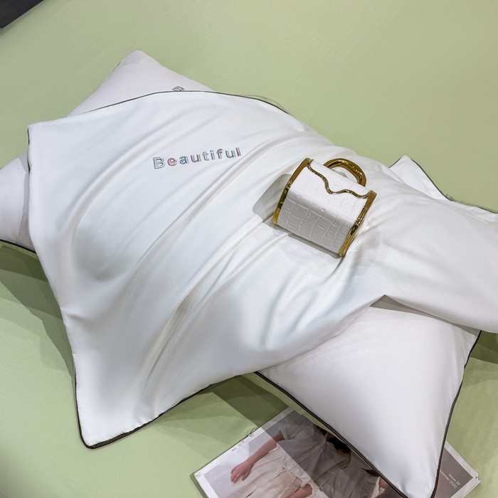 91家纺网 家纺一手货源 找家纺 蕾诺家纺 2026新款冰丝烫画夏被空调被夏凉被 被子被芯 绿白