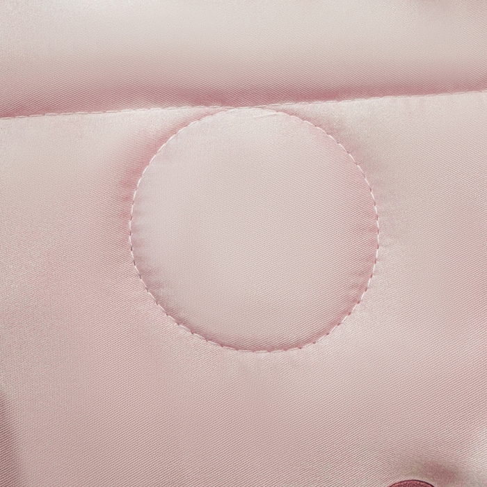 91家纺网 家纺一手货源 找家纺 蕾诺家纺 2026新款冰丝烫画夏被空调被夏凉被 被子被芯 粉色