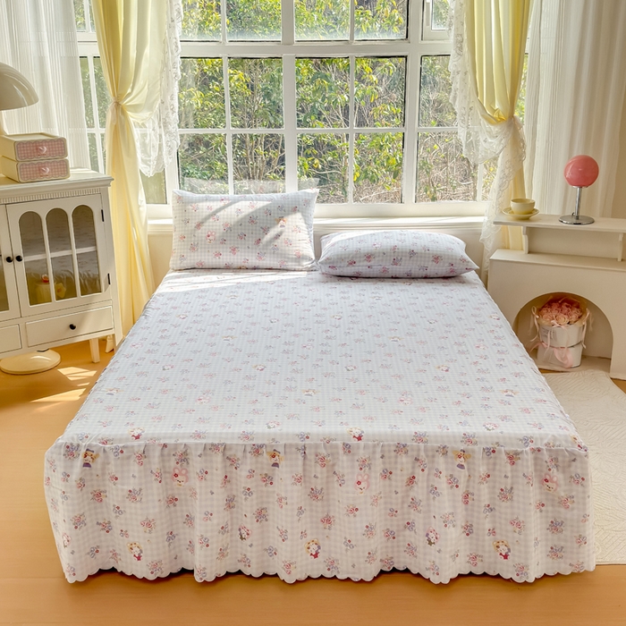 莎臣豹 2026新款植物羊绒单品单件单床裙可配床裙三件套丛中喵