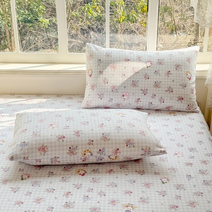 91家纺网 家纺一手货源 找家纺 莎臣豹 2026新款植物羊绒单品单件单床裙可配床裙三件套丛中喵