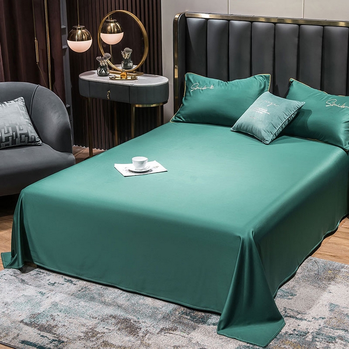 91家纺网 家纺一手货源 找家纺 （总）蕾诺家纺 2026新款冰丝刺绣真丝轻奢简约夏被 被子被芯