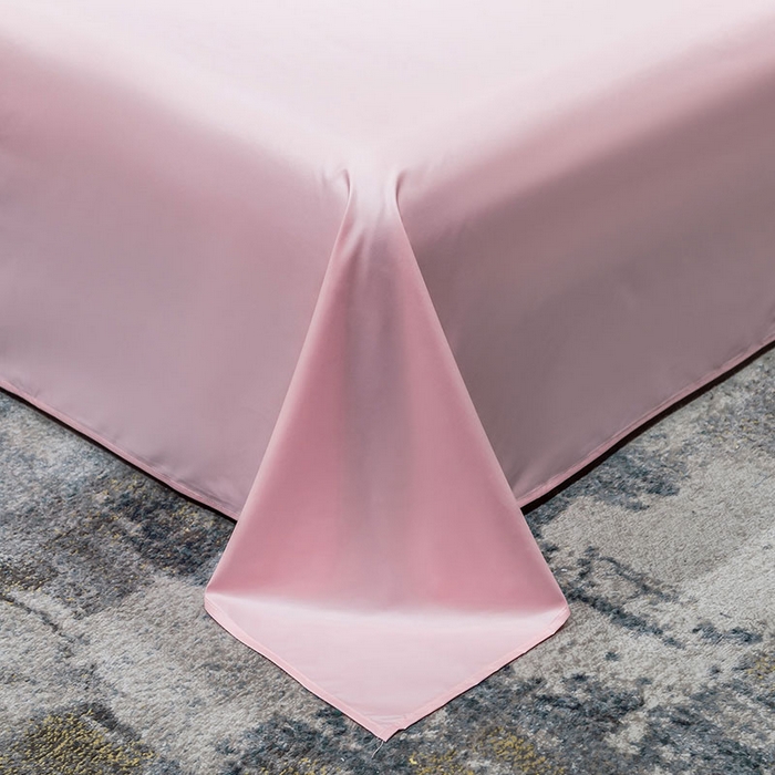 91家纺网 家纺一手货源 找家纺 蕾诺家纺 2026新款冰丝刺绣真丝轻奢简约夏被 被子被芯 潮流-奶油粉