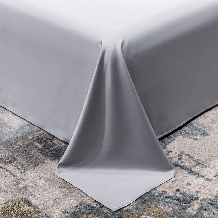 91家纺网 家纺一手货源 找家纺 蕾诺家纺 2026新款冰丝刺绣真丝轻奢简约夏被 被子被芯 潮流-浅灰