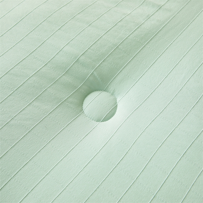 91家纺网 家纺一手货源 找家纺 小禹仔家纺 2026新款全棉提花蚕丝被拉链二合一子母被冬被春秋被夏被被子被芯加厚棉被 青果绿