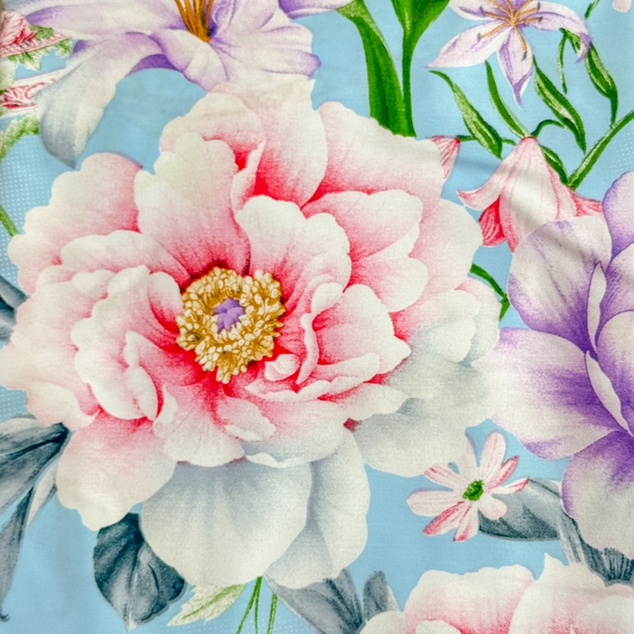 91家纺网 家纺一手货源 找家纺 莎臣豹 2026新款植物羊绒单品单件单床裙可配床裙三件套花房迷香蓝