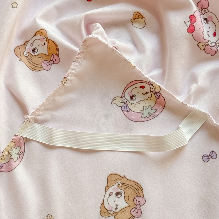 91家纺网 家纺一手货源 找家纺 莎臣豹 2026新款植物羊绒单品单件单床裙可配床裙三件套可爱多糖