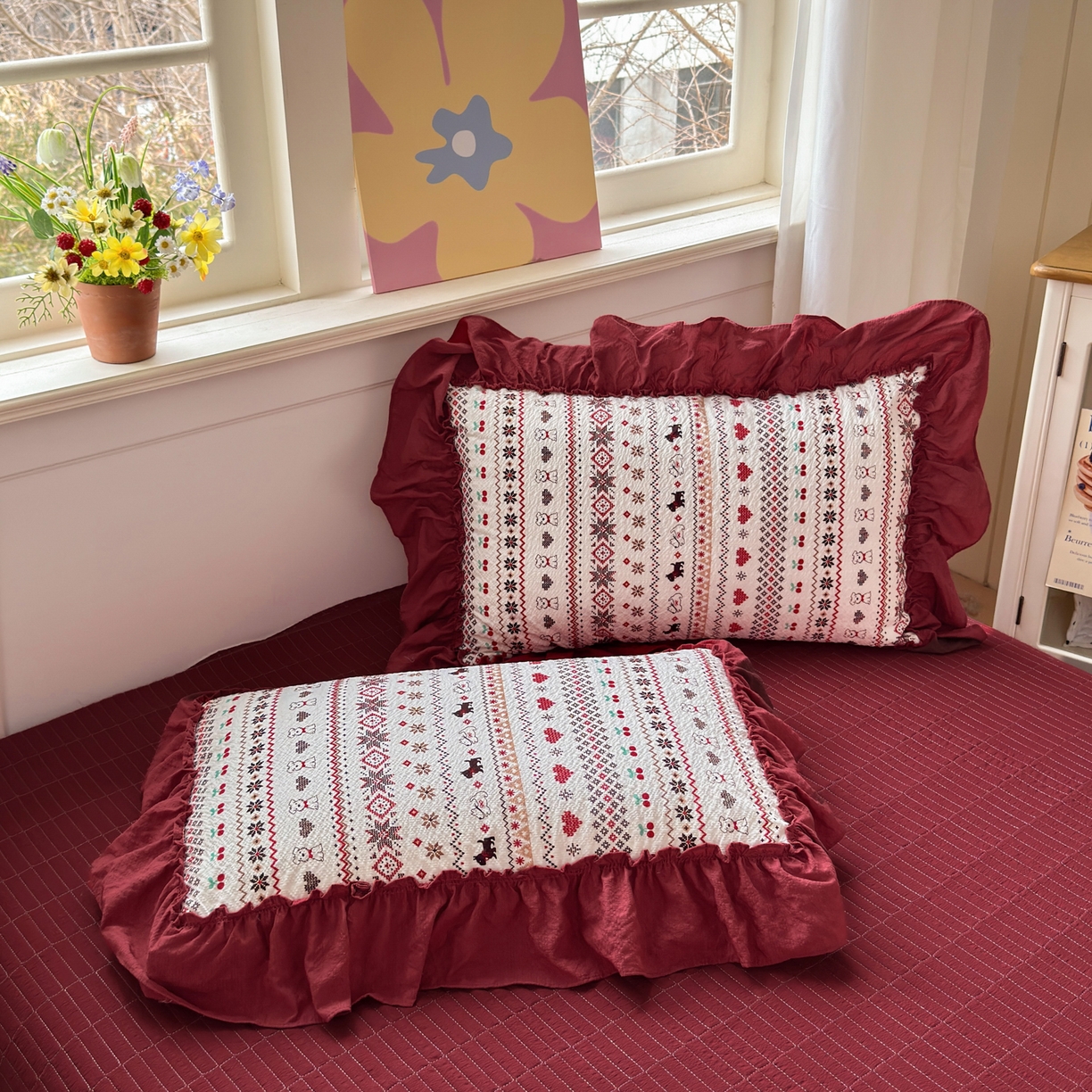 91家纺网 家纺一手货源 找家纺 禾沐 2026新款云感泡芙棉床盖夏被四件套AA款（夏被款） 萌物条条