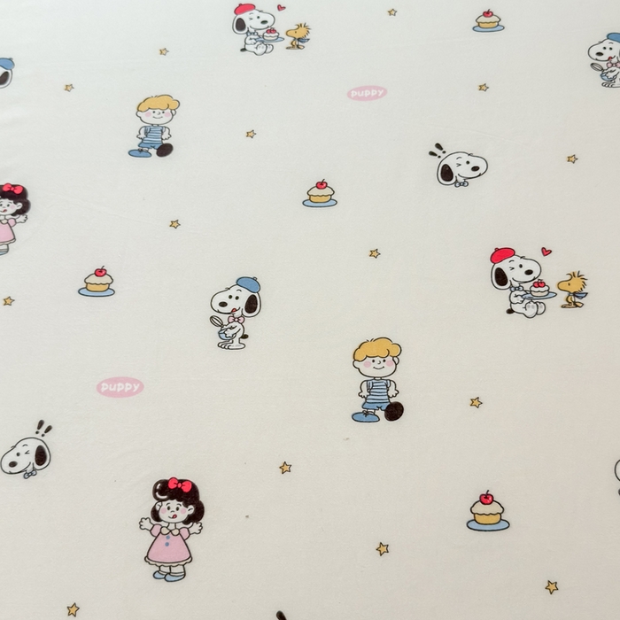 91家纺网 家纺一手货源 找家纺 莎臣豹 2026新款植物羊绒单品单件单床裙可配床裙三件套可爱努比