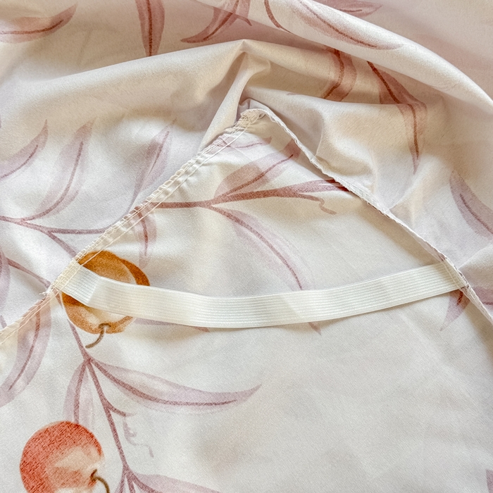 91家纺网 家纺一手货源 找家纺 莎臣豹 2026新款植物羊绒单品单件单床裙可配床裙三件套蜜桃时节紫