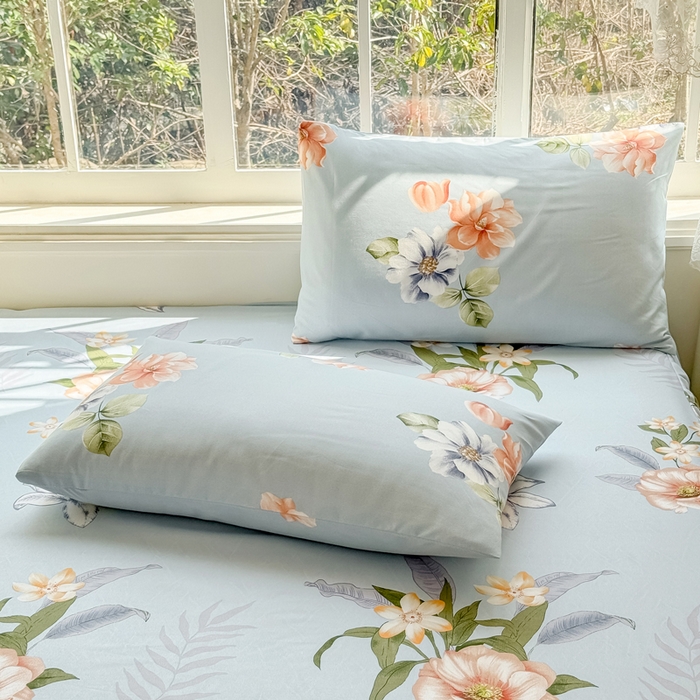 91家纺网 家纺一手货源 找家纺 莎臣豹 2026新款植物羊绒单品单件单床裙可配床裙三件套蜜幽居