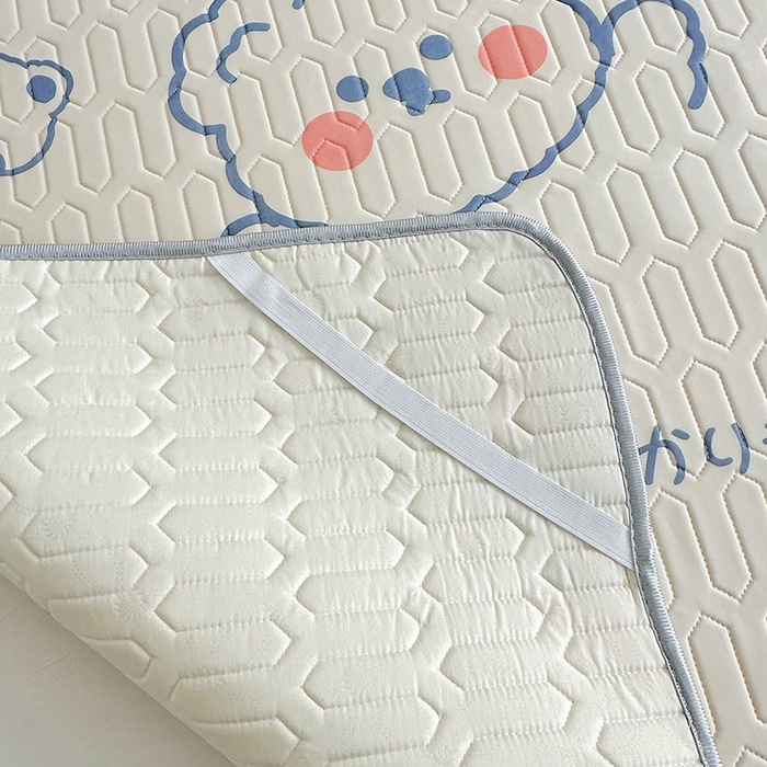 91家纺网 家纺一手货源 找家纺 （总）佳鸿家纺 2026新款卡通乳胶凉席二件套三件套冰丝软席空调席跨境爆款