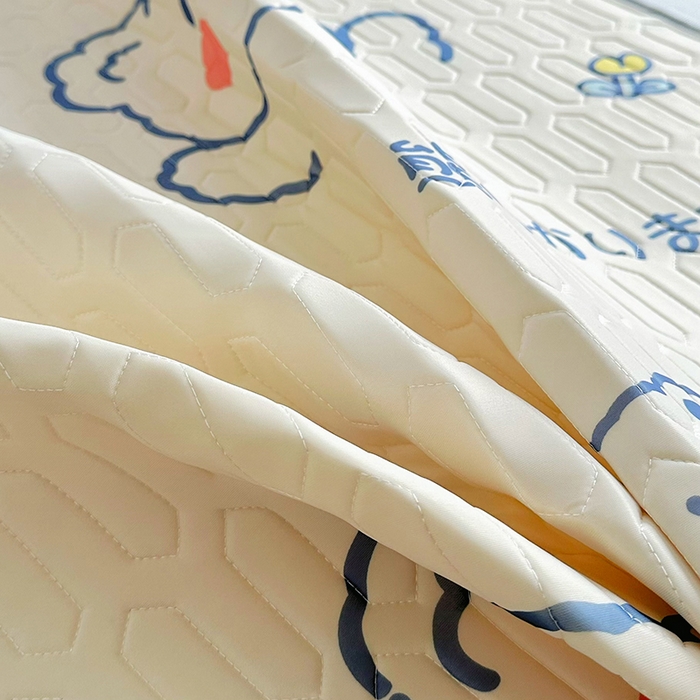 91家纺网 家纺一手货源 找家纺 （总）佳鸿家纺 2026新款卡通乳胶凉席二件套三件套冰丝软席空调席跨境爆款