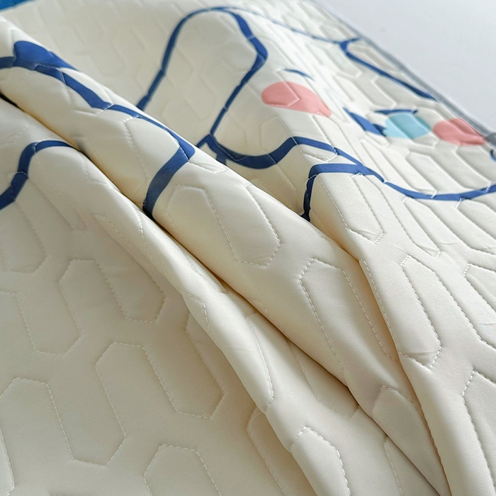 91家纺网 家纺一手货源 找家纺 佳鸿家纺 2026新款卡通乳胶凉席二件套三件套冰丝软席空调席跨境爆款 趴趴狗