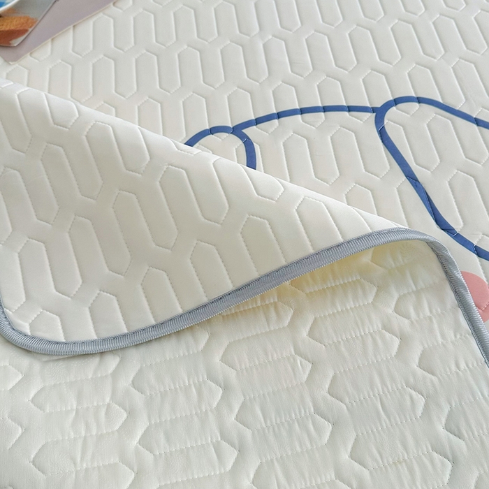 91家纺网 家纺一手货源 找家纺 佳鸿家纺 2026新款卡通乳胶凉席二件套三件套冰丝软席空调席跨境爆款 趴趴狗