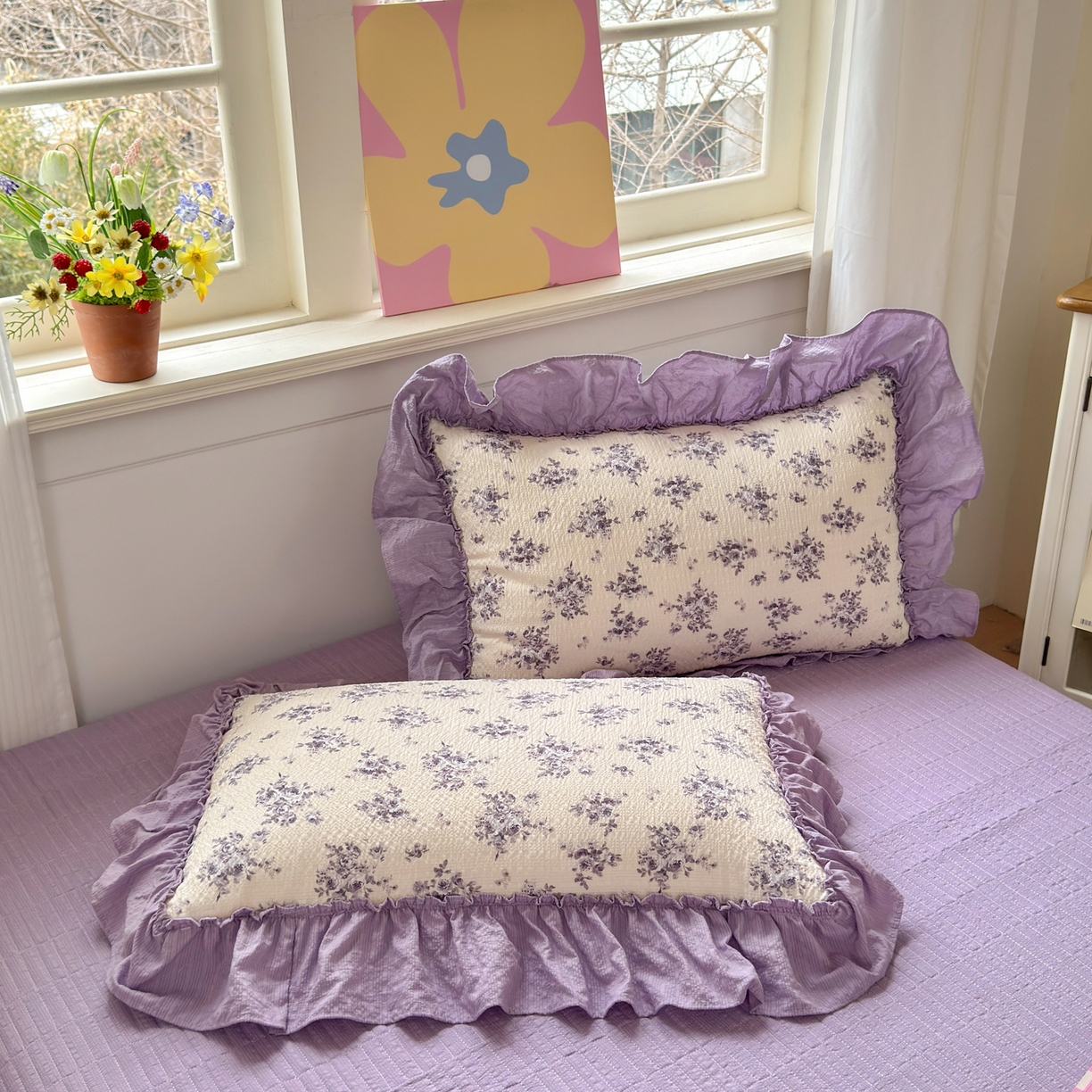 91家纺网 家纺一手货源 找家纺 禾沐 2026新款云感泡芙棉床盖夏被四件套AA款（夏被款） 若汐