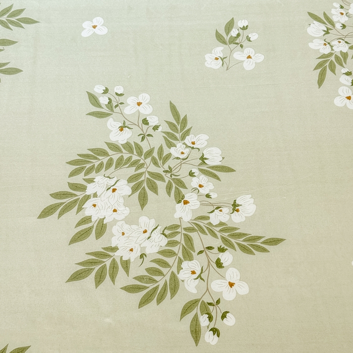 91家纺网 家纺一手货源 找家纺 莎臣豹 2026新款植物羊绒单品单件单床裙可配床裙三件套茉莉飘雪