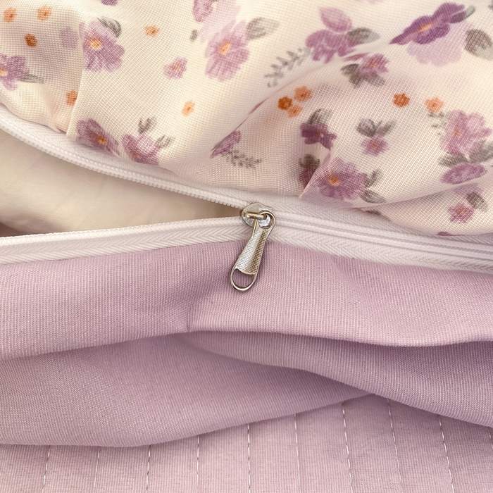 91家纺网 家纺一手货源 找家纺 仟网汇 2026新款A类赫本针织双层纱床盖四件套床盖夏被四件套 倾心