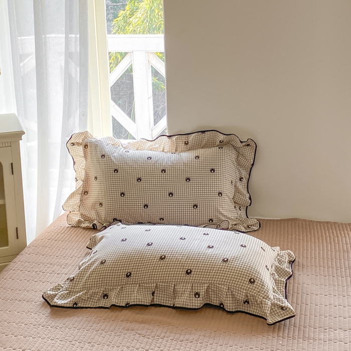 91家纺网 家纺一手货源 找家纺 仟网汇 2026新款A类赫本针织双层纱床盖四件套床盖夏被四件套 旺仔