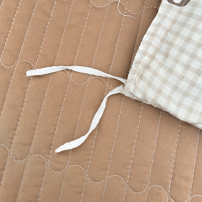 91家纺网 家纺一手货源 找家纺 仟网汇 2026新款A类赫本针织双层纱床盖四件套床盖夏被四件套 旺仔