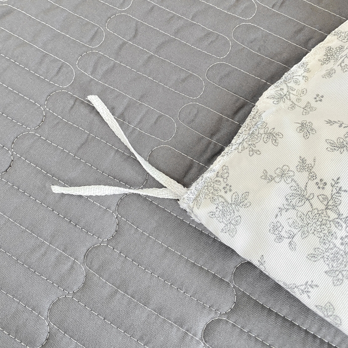 91家纺网 家纺一手货源 找家纺 仟网汇 2026新款A类赫本针织双层纱床盖四件套床盖夏被四件套 蔓枝