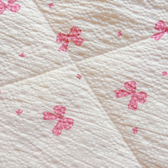 91家纺网 家纺一手货源 找家纺 梵希雅 2026新款泡芙纱床盖夏被四件套 若梦