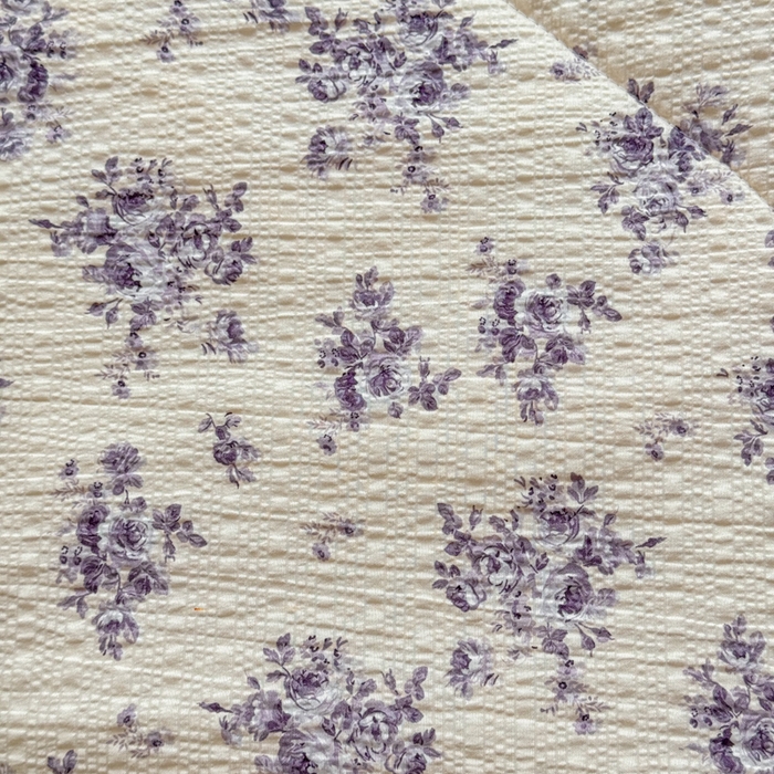 91家纺网 家纺一手货源 找家纺 梵希雅 2026新款泡芙纱床盖夏被四件套 若汐