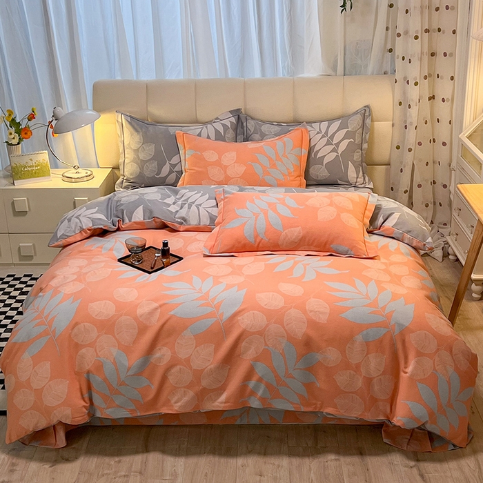 91家纺网 家纺一手货源 找家纺 【电商上传专用，4个尺寸，全部齐全】幸嘉轩 2026新款全棉纯棉喷气加厚磨毛四件套