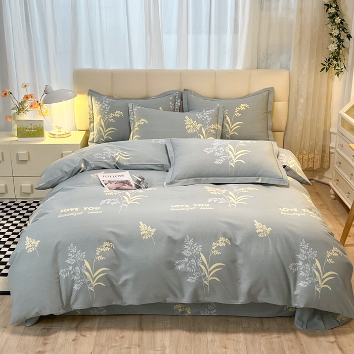 91家纺网 家纺一手货源 找家纺 【电商上传专用，4个尺寸，全部齐全】幸嘉轩 2026新款全棉纯棉喷气加厚磨毛四件套