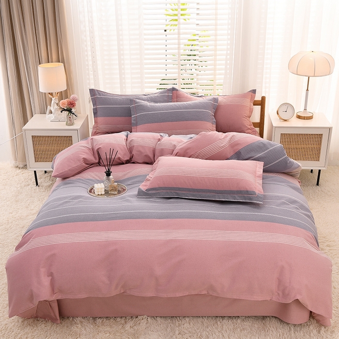 91家纺网 家纺一手货源 找家纺 【电商上传专用，4个尺寸，全部齐全】幸嘉轩 2026新款全棉纯棉喷气加厚磨毛四件套