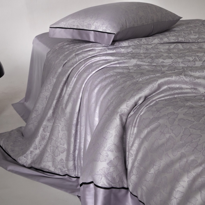 91家纺网 家纺一手货源 找家纺 （总）金奇达家纺 2026新款丝光色织提花四件套-蝶梦浮光系列（标准号全网控价（折后券后）不低于359元 会员减50）