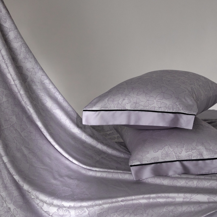 91家纺网 家纺一手货源 找家纺 （总）金奇达家纺 2026新款丝光色织提花四件套-蝶梦浮光系列（标准号全网控价（折后券后）不低于359元 会员减50）