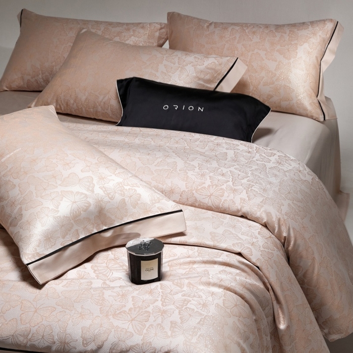 91家纺网 家纺一手货源 找家纺 （总）金奇达家纺 2026新款丝光色织提花四件套-蝶梦浮光系列（标准号全网控价（折后券后）不低于359元 会员减50）