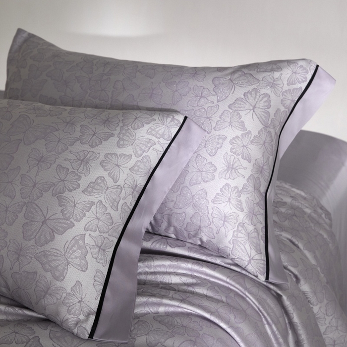 91家纺网 家纺一手货源 找家纺 金奇达家纺 2026新款丝光色织提花四件套-蝶梦浮光系列（标准号全网控价（折后券后）不低于359元 会员减50） 蝶梦浮光- 琉璃紫