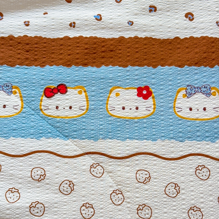 91家纺网 家纺一手货源 找家纺 梵希雅 2026新款泡芙纱床盖夏被四件套 小猫条