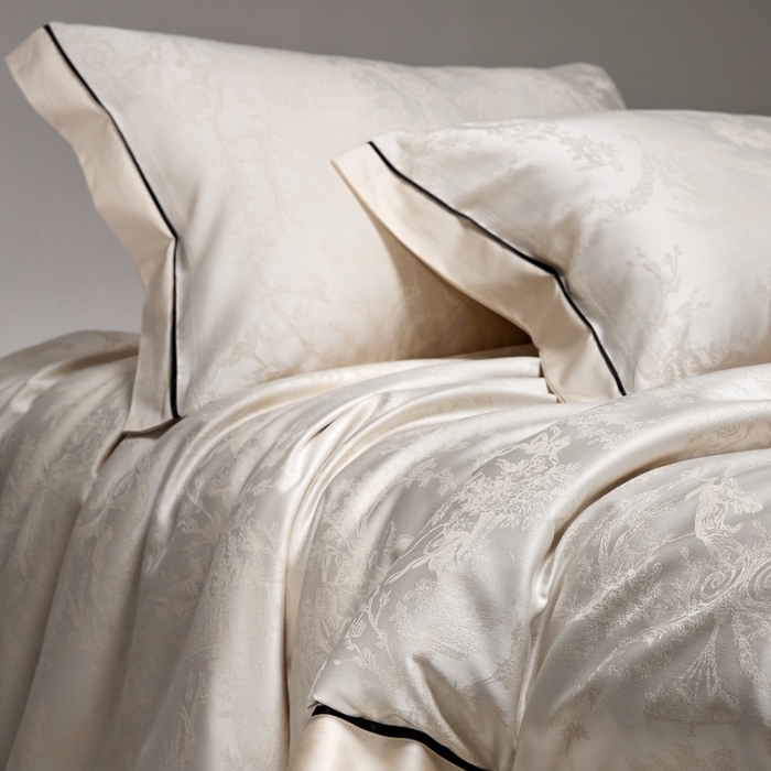 91家纺网 家纺一手货源 找家纺 （总）金奇达家纺 2026新款丝光色织提花四件套-洛克庄园系列（标准号全网控价（折后券后）不低于359元 会员减50）