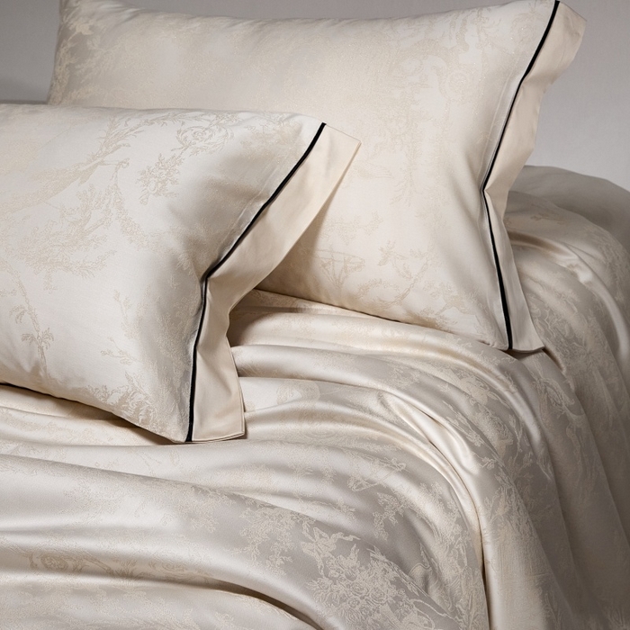 91家纺网 家纺一手货源 找家纺 （总）金奇达家纺 2026新款丝光色织提花四件套-洛克庄园系列（标准号全网控价（折后券后）不低于359元 会员减50）