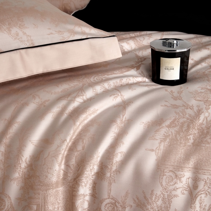 91家纺网 家纺一手货源 找家纺 金奇达家纺 2026新款丝光色织提花四件套-洛克庄园系列（标准号全网控价（折后券后）不低于359元 会员减50） 洛克庄园-浣柔纱