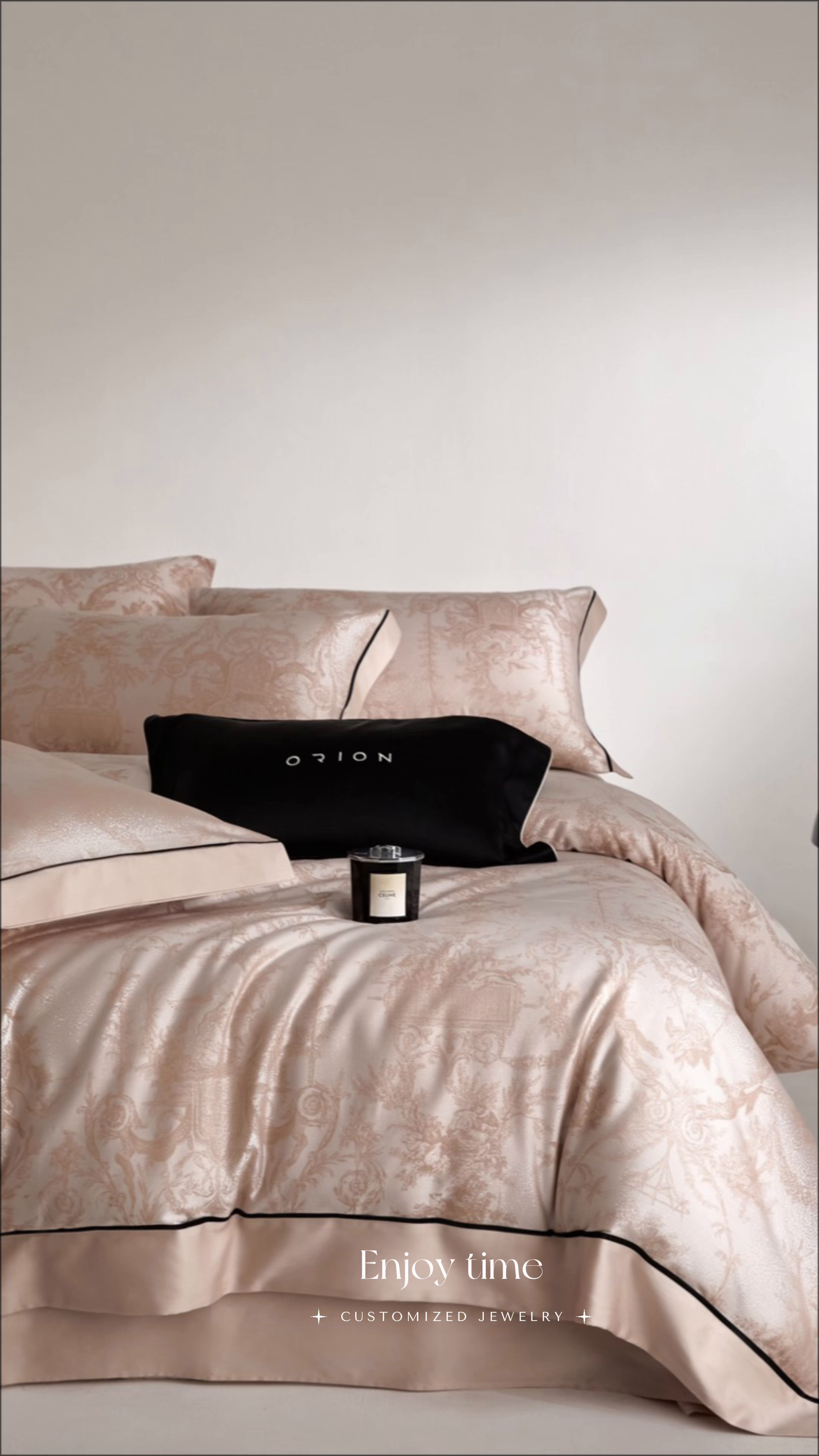 91家纺网 家纺一手货源 找家纺 金奇达家纺 2026新款丝光色织提花四件套-洛克庄园系列（标准号全网控价（折后券后）不低于359元 会员减50） 洛克庄园-浣柔纱