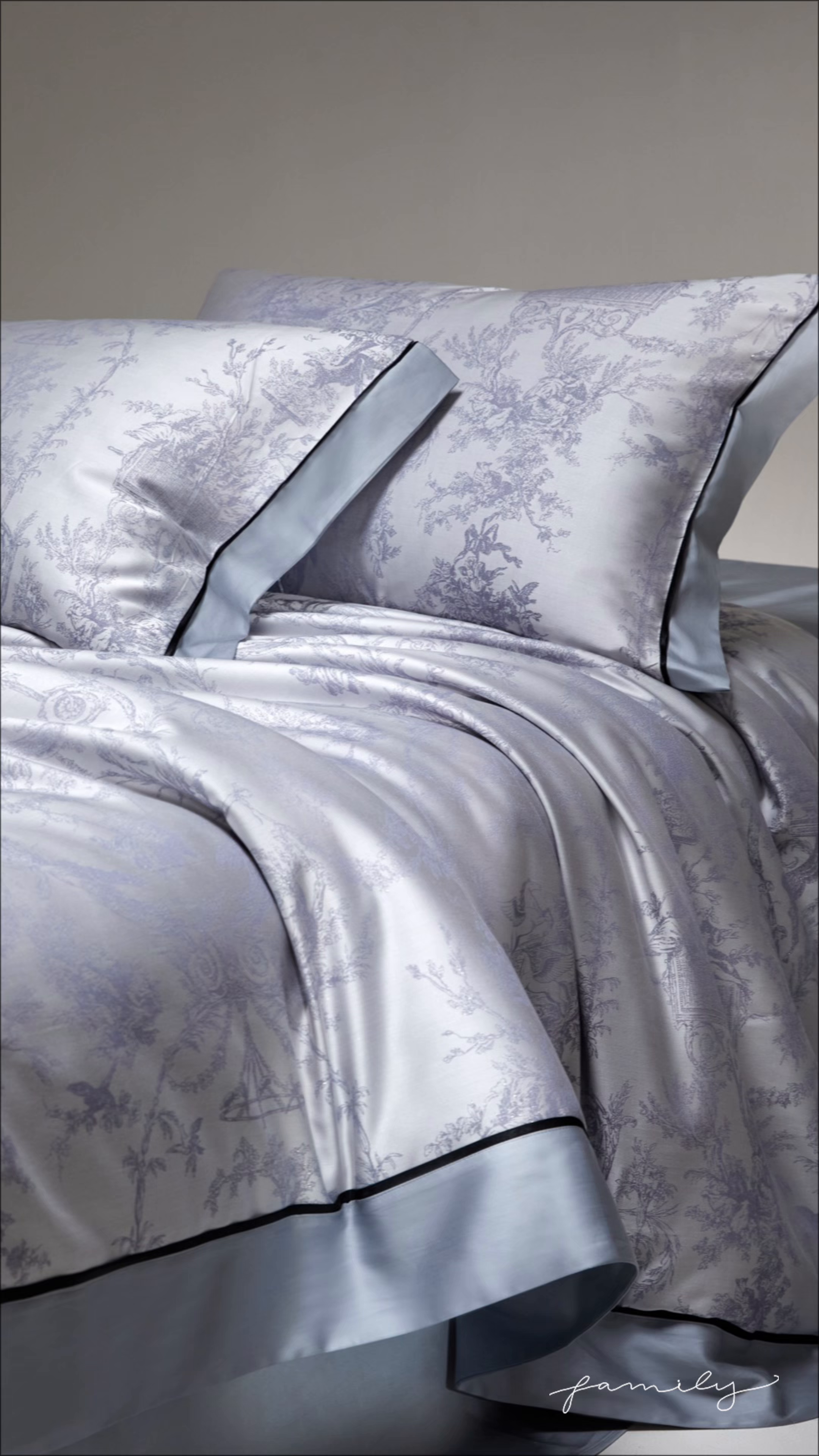 91家纺网 家纺一手货源 找家纺 金奇达家纺 2026新款丝光色织提花四件套-洛克庄园系列（标准号全网控价（折后券后）不低于359元 会员减50） 洛克庄园-邦迪蓝